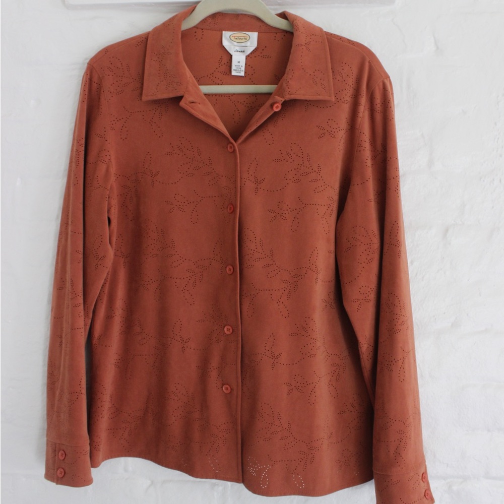 Burnt Orange button down